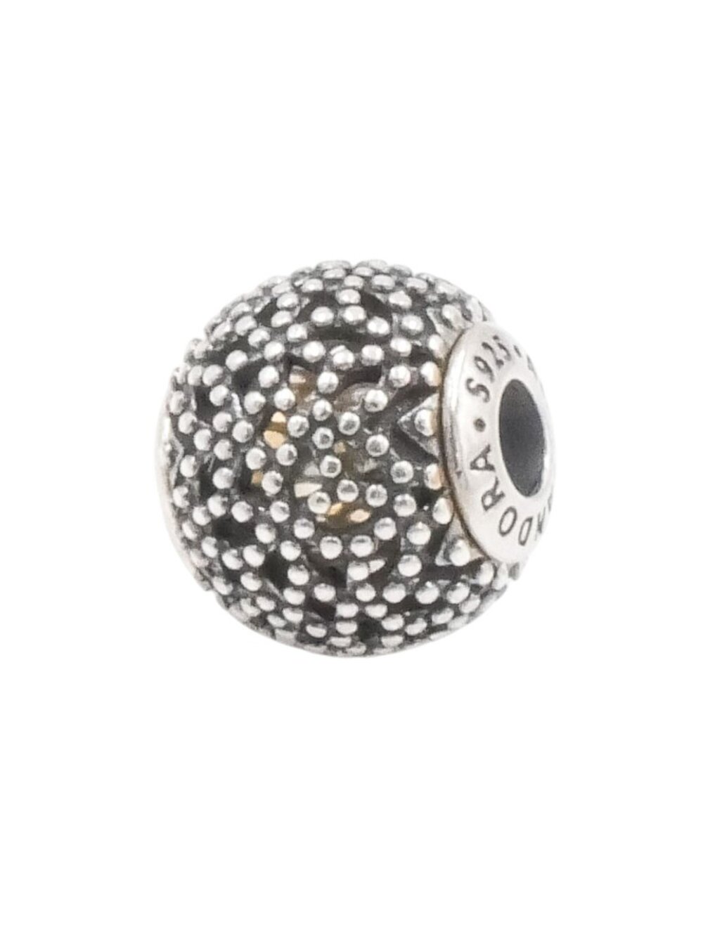 Pandora Essence Wellness Charm Sterling Silver Bead Retired